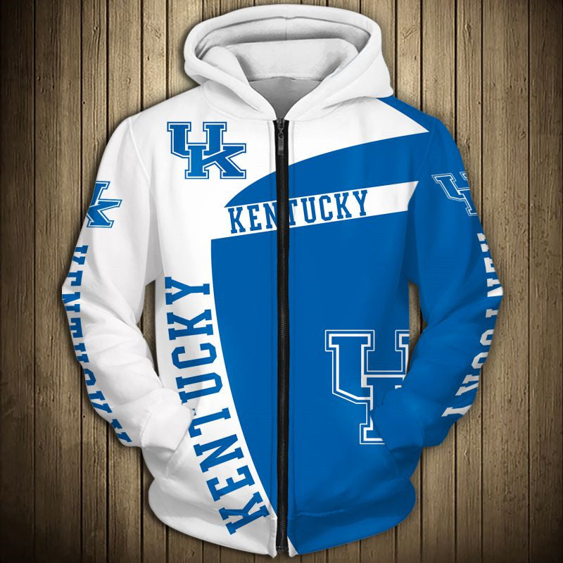 Kentucky Wildcats Zip-Up Hoodie - The Big Blue Nation